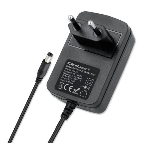 Automatyczna ładowarka do akumulatora AGM GEL STD 12V | 1.5A | Prostownik z sygnalizatorem LED Qoltec Automatyczna ładowarka do akumulatora AGM GEL STD 12V | 1.5A | Prostownik z sygnalizatorem LED Qoltec
