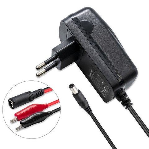 Automatyczna ładowarka do akumulatora AGM GEL STD 12V | 1.5A | Prostownik z sygnalizatorem LED Qoltec Automatyczna ładowarka do akumulatora AGM GEL STD 12V | 1.5A | Prostownik z sygnalizatorem LED Qoltec