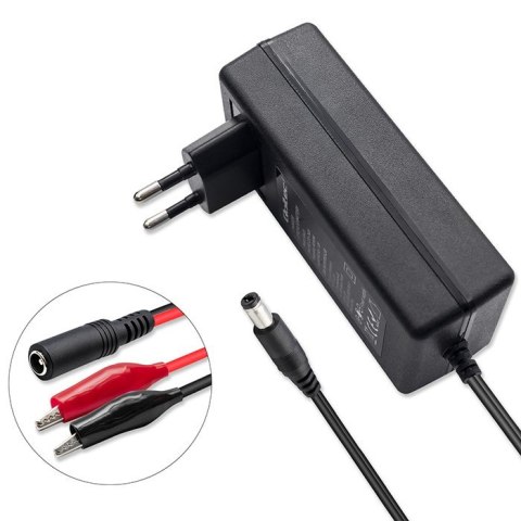 Automatyczna ładowarka do akumulatora AGM GEL STD 6V 12V | 1.5A |Prostownik z sygnalizatorem LED Qoltec Automatyczna ładowarka do akumulatora AGM GEL STD 6V 12V | 1.5A |Prostownik z sygnalizatorem LED Qoltec