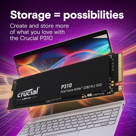 Dysk SSD P310 4TB M.2 NVMe PCIe 4.0 2280 7100/6000 Crucial Dysk SSD P310 4TB M.2 NVMe PCIe 4.0 2280 7100/6000 Crucial