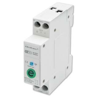 Przekaźnik 63A na szynę DIN z licznikiem energii elektrycznej | eWeLink od Sonoff | Wi-Fi | Dioda LED Qoltec