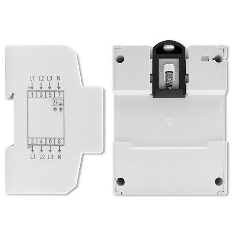 Trójfazowy elektroniczny licznik | miernik zużycia energii na szynę DIN | 400V | 100A | LCD | 4P Qoltec Trójfazowy elektroniczny licznik | miernik zużycia energii na szynę DIN | 400V | 100A | LCD | 4P Qoltec