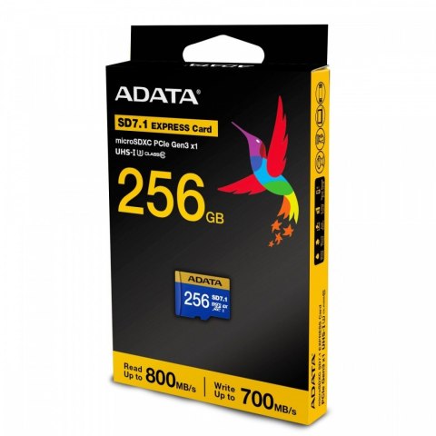 Karta pamięci microSDXC 256GB SD7.1 Express serii Premier Extreme 800/600 MB/s Adata