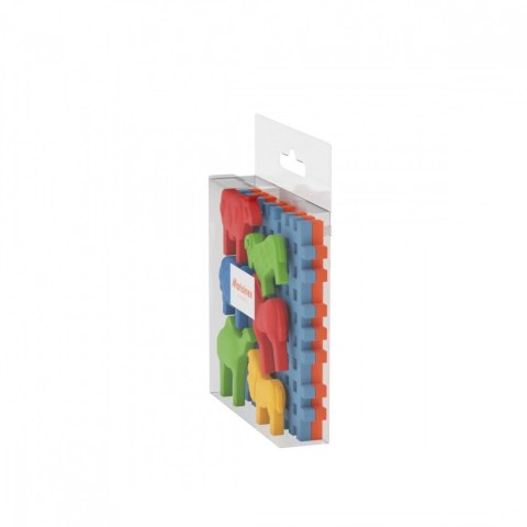 Klocki Mini Waffle - Zwierzęta z podstawą Marioinex