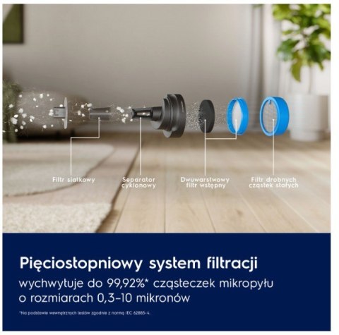 Odkurzacz pionowy Hygienic 600 EP61HB21UV Electrolux