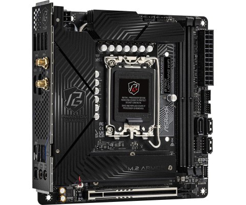 Płyta główna B760I LIGHTNING WIFI s1700 2DDR5 mITX DP/HDMI ASRock Płyta główna B760I LIGHTNING WIFI s1700 2DDR5 mITX DP/HDMI ASRock