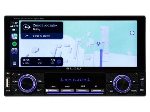 Radio samochodowe AVH-686B 2DIN 7 cali RDS MP3/USB/micro SD/BLUETOOTH BLOW Radio samochodowe AVH-686B 2DIN 7 cali RDS MP3/USB/micro SD/BLUETOOTH BLOW