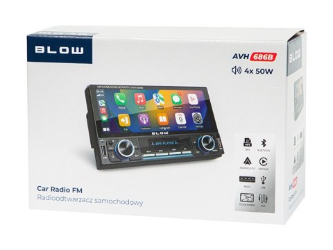 Radio samochodowe AVH-686B 2DIN 7 cali RDS MP3/USB/micro SD/BLUETOOTH BLOW Radio samochodowe AVH-686B 2DIN 7 cali RDS MP3/USB/micro SD/BLUETOOTH BLOW
