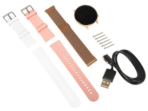Smartwatch X19 Bluetooth różowy BLOW Smartwatch X19 Bluetooth różowy BLOW