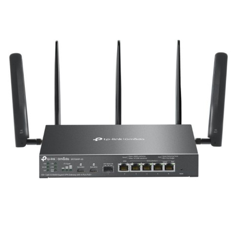 Brama sieciowa gigabitowa Omada 4G+ Cat6 AX3000 VPN with 4-Port PoE+PORT: 1× Gigabit SFP WAN/LAN Port, 1× Gigabit RJ45 WAN Port, TP-LINK
