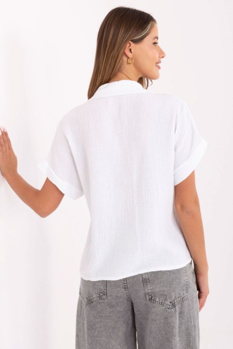 Koszula Damska Model MO-KS-53035.95 White - Italy Moda Koszula Damska Model MO-KS-53035.95 White - Italy Moda