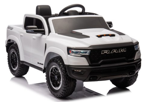LEAN CARS Auto Na Akumulator ZB618 Dodge Ram Biały LEAN CARS Auto Na Akumulator ZB618 Dodge Ram Biały