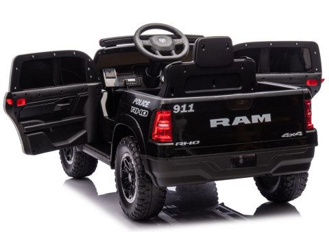 LEAN CARS Auto Na Akumulator ZB618P Dodge Ram Policyjny Czarny LEAN CARS Auto Na Akumulator ZB618P Dodge Ram Policyjny Czarny