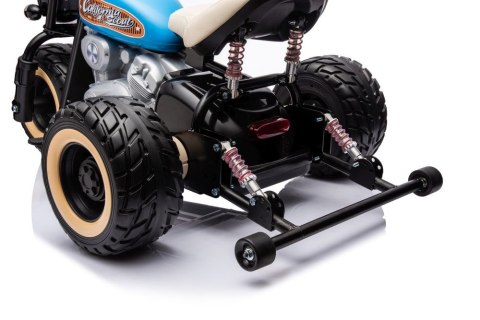 LEAN CARS Motor Na Akumulator Trójkołowy LL6688 Niebieski 24V LEAN CARS Motor Na Akumulator Trójkołowy LL6688 Niebieski 24V