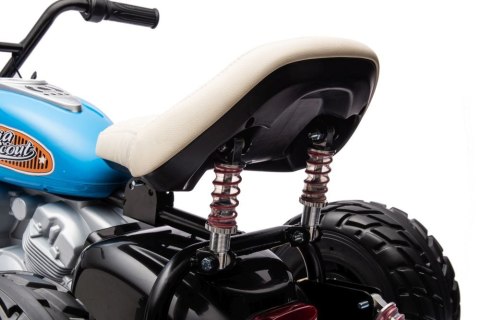 LEAN CARS Motor Na Akumulator Trójkołowy LL6688 Niebieski 24V LEAN CARS Motor Na Akumulator Trójkołowy LL6688 Niebieski 24V
