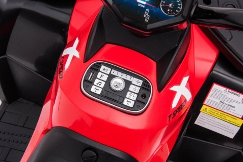LEAN CARS Quad Na Akumulator S615 Czerwony 24V LEAN CARS Quad Na Akumulator S615 Czerwony 24V