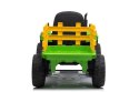 LEAN CARS Traktor na Akumulator z Przyczepą XMX611 Zielony