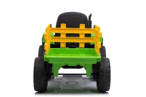 LEAN CARS Traktor na Akumulator z Przyczepą XMX611 Zielony LEAN CARS Traktor na Akumulator z Przyczepą XMX611 Zielony