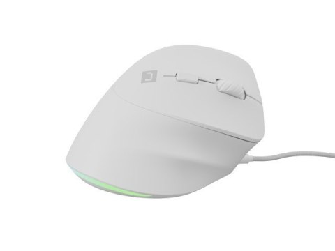 Mysz wertykalna CRAKE 2 PRO 128000DPI optyczna biała Natec Mysz wertykalna CRAKE 2 PRO 128000DPI optyczna biała Natec