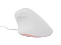 Mysz wertykalna CRAKE 2 PRO 128000DPI optyczna biała Natec