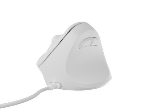 Mysz wertykalna CRAKE 2 PRO 128000DPI optyczna biała Natec Mysz wertykalna CRAKE 2 PRO 128000DPI optyczna biała Natec