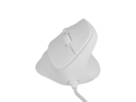 Mysz wertykalna CRAKE 2 PRO 128000DPI optyczna biała Natec Mysz wertykalna CRAKE 2 PRO 128000DPI optyczna biała Natec