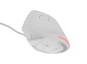 Mysz wertykalna CRAKE 2 PRO 128000DPI optyczna biała Natec