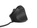 Mysz wertykalna CRAKE 2 PRO 128000DPI optyczna czarna Natec