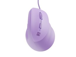 Mysz wertykalna CRAKE 2 PRO 128000DPI optyczna lawendowa Natec