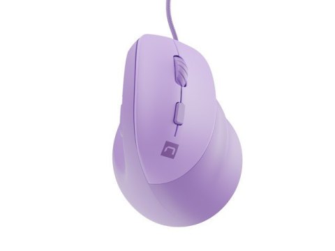 Mysz wertykalna CRAKE 2 PRO 128000DPI optyczna lawendowa Natec