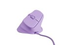 Mysz wertykalna CRAKE 2 PRO 128000DPI optyczna lawendowa Natec