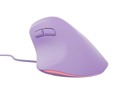 Mysz wertykalna CRAKE 2 PRO 128000DPI optyczna lawendowa Natec Mysz wertykalna CRAKE 2 PRO 128000DPI optyczna lawendowa Natec