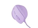 Mysz wertykalna CRAKE 2 PRO 128000DPI optyczna lawendowa Natec