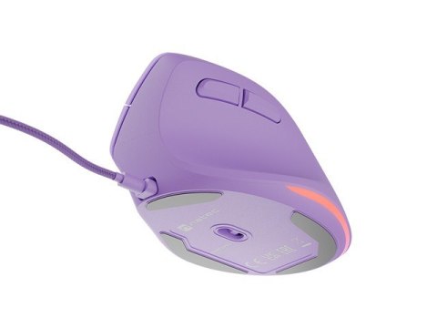 Mysz wertykalna CRAKE 2 PRO 128000DPI optyczna lawendowa Natec Mysz wertykalna CRAKE 2 PRO 128000DPI optyczna lawendowa Natec