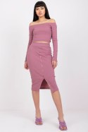 Spódnica Komplet Model RV-KMPL-7524.34 Dark Pink - Rue Paris