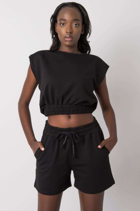 Spodnie Komplet Model HG-KMPL-5447.14X Black - Rue Paris Spodnie Komplet Model HG-KMPL-5447.14X Black - Rue Paris