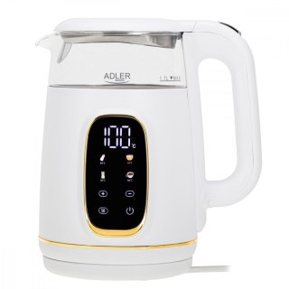 Czajnik 1,7l z wyświetlaczem LED, regulacją temperatury AD 1305WG Adler
