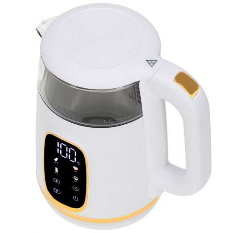 Czajnik 1,7l z wyświetlaczem LED, regulacją temperatury AD 1305WG Adler