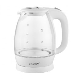 Czajnik elektryczny szklany 1,7l 2200W MR-063-WHITE Feel-Maestro