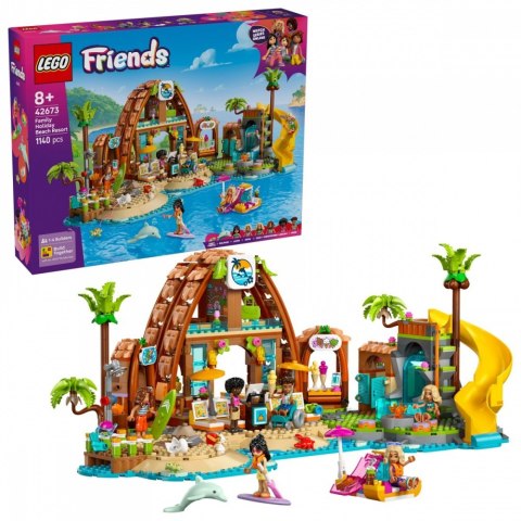 Klocki Friends 42673 Rodzinne wakacje na plaży LEGO