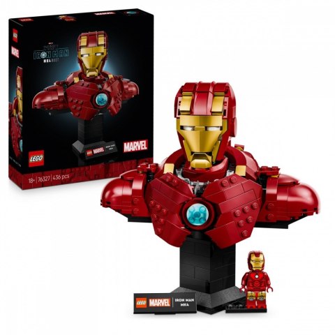Klocki Super Heroes 76327 Popiersie Iron Mana MK4 LEGO