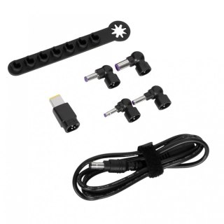 Zestaw akcesoriów Legacy Power 90 W (kabel DC do końcówki + 5 końcówek + drążek do przechowywania) - 1,8 m Targus