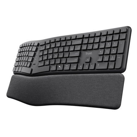 Klawiatura ergonomiczna KEYRA bezprzewodowa Trust