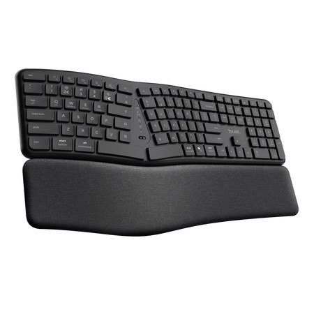Klawiatura ergonomiczna KEYRA bezprzewodowa Trust