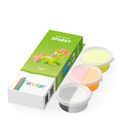 Masa plastyczna JEDNOROŻCE SPARKY 3PAK CEE
