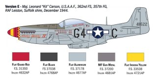 Model plastikowy P-51D Mustang Aces 1/72 Italeri