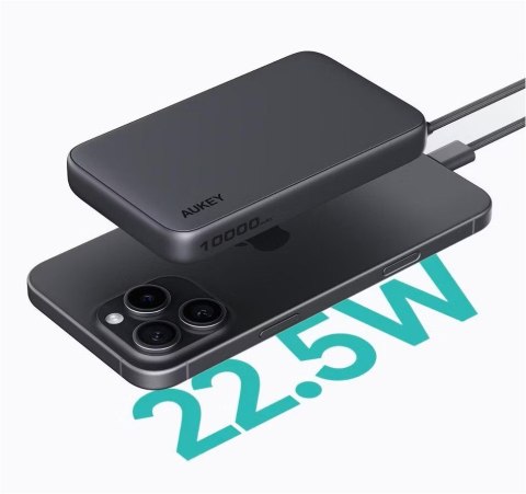 PB-Y53P PowerBank 10000mAh 22.5W 4xUSB kabel USB-C AUKEY