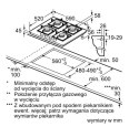 Płyta gazowa szklana PPP6A2I40 Bosch