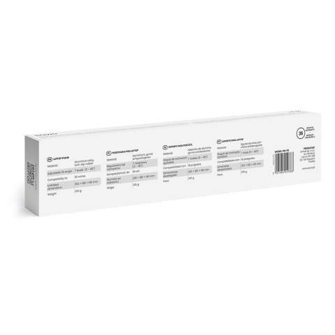 Przenośna podstawka biurowa pod laptop/tablet PB-05 Savio