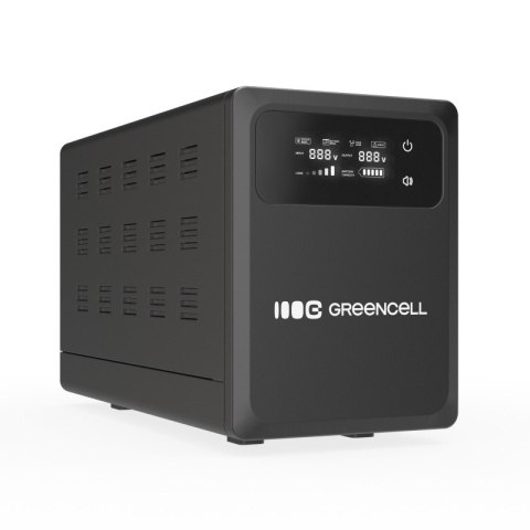 Zasilacz awaryjny UPS AVR PowerCore 800W/1200VA 12VDC Green Cell
